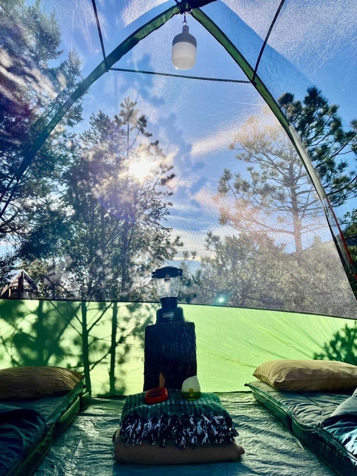 Camping En La Sierra De Arteaga Los Lirios Kültér fotó