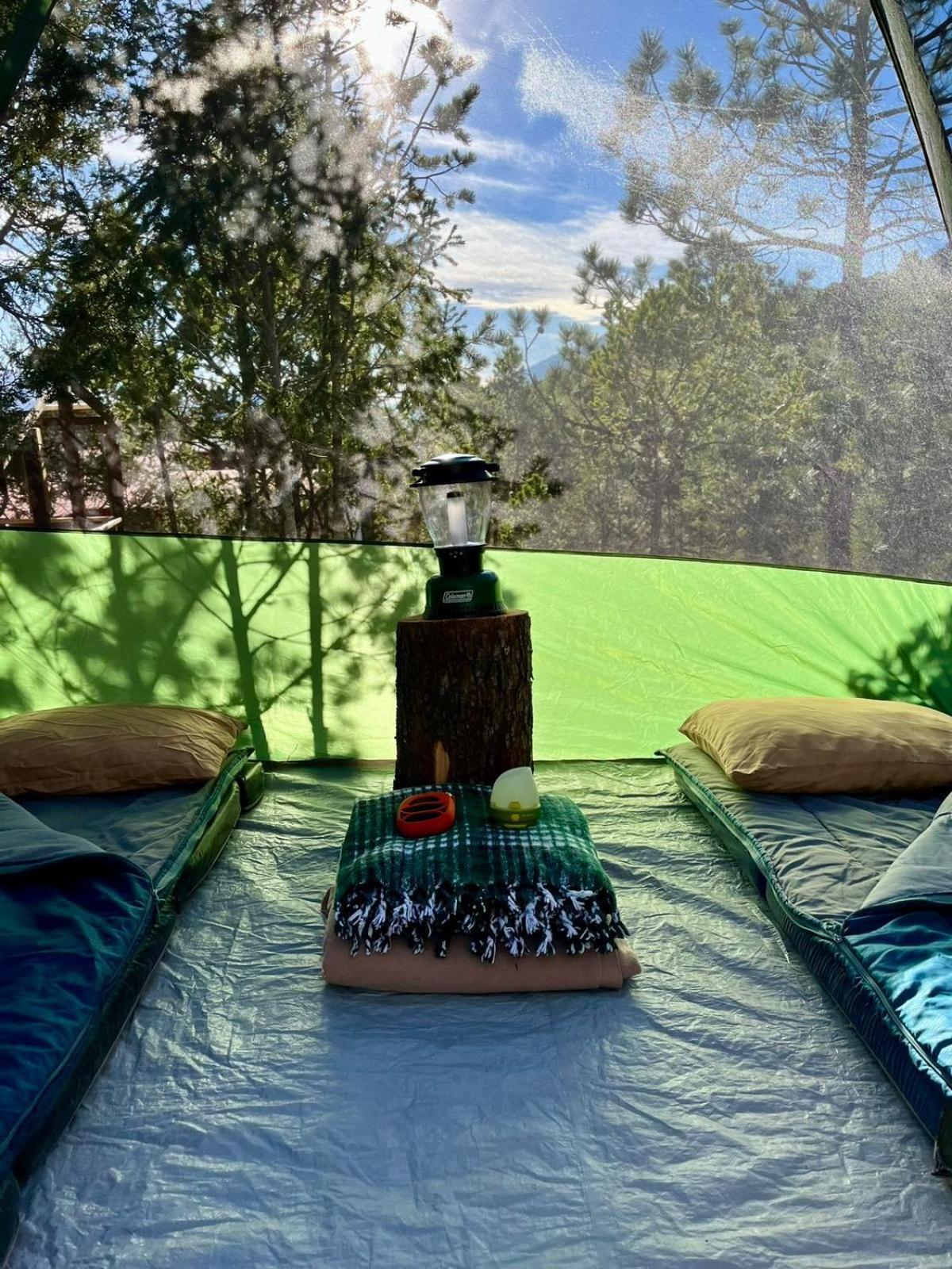 Camping En La Sierra De Arteaga Los Lirios Kültér fotó